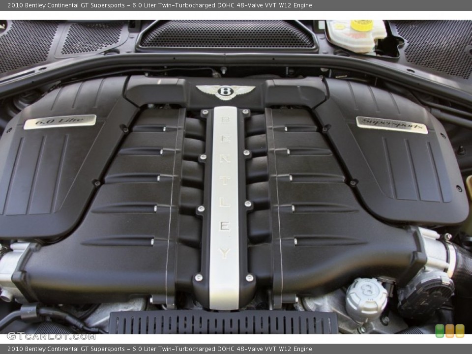 6.0 Liter Twin-Turbocharged DOHC 48-Valve VVT W12 Engine for the 2010 Bentley Continental GT #64596515