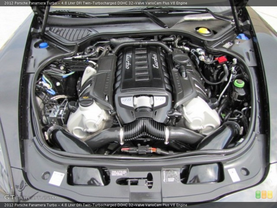 4.8 Liter DFI Twin-Turbocharged DOHC 32-Valve VarioCam Plus V8 Engine for the 2012 Porsche Panamera #64597425