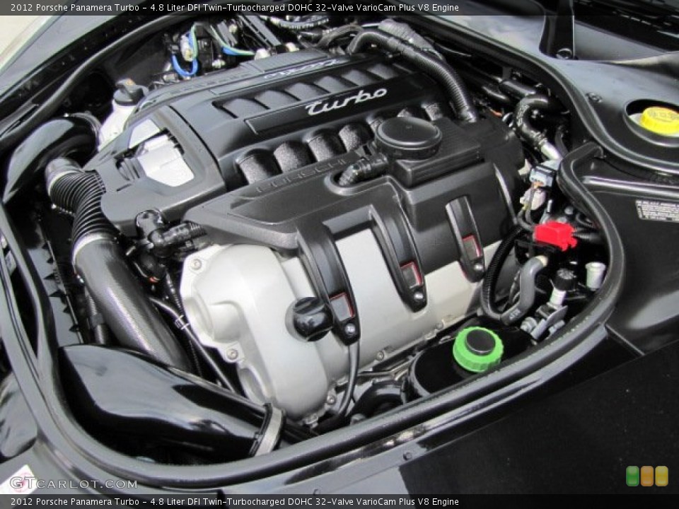 4.8 Liter DFI Twin-Turbocharged DOHC 32-Valve VarioCam Plus V8 Engine for the 2012 Porsche Panamera #64597437