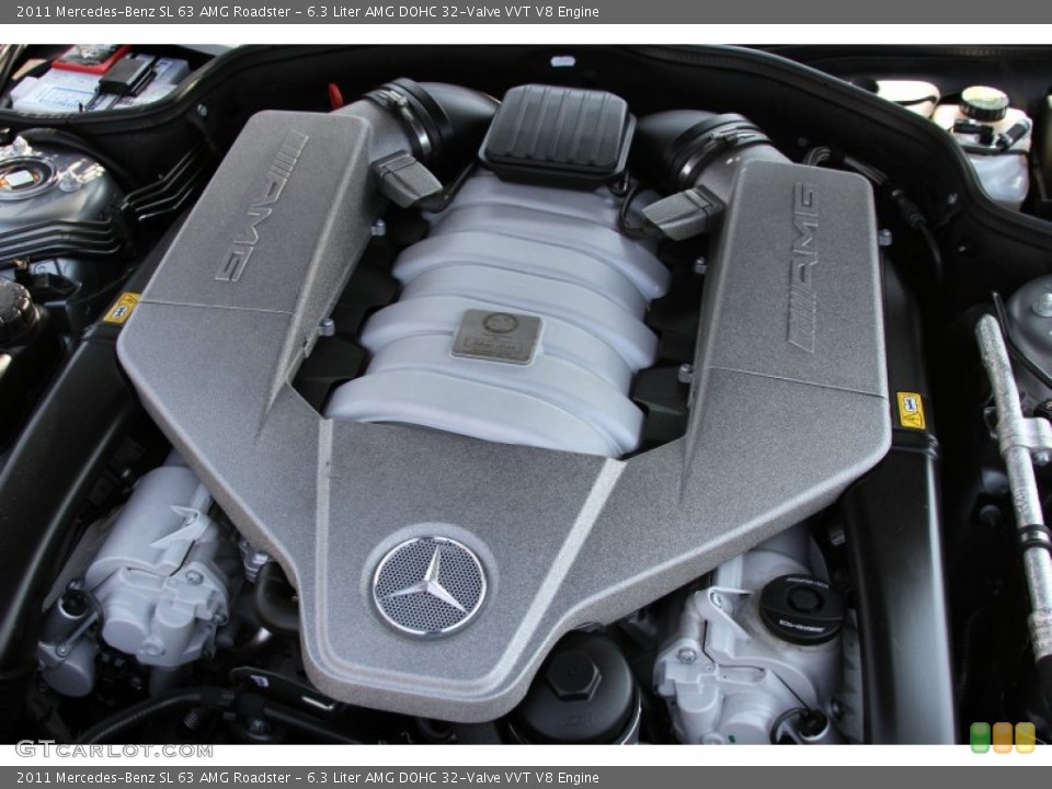 6.3 Liter AMG DOHC 32-Valve VVT V8 Engine for the 2011 Mercedes-Benz SL #64602069