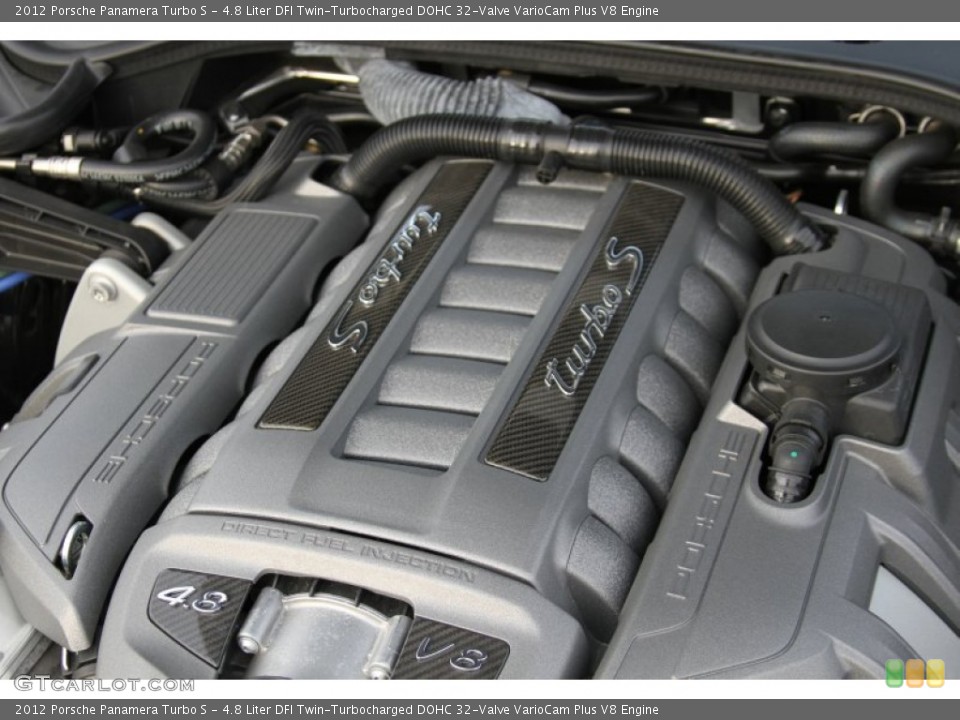 4.8 Liter DFI Twin-Turbocharged DOHC 32-Valve VarioCam Plus V8 Engine for the 2012 Porsche Panamera #64603686