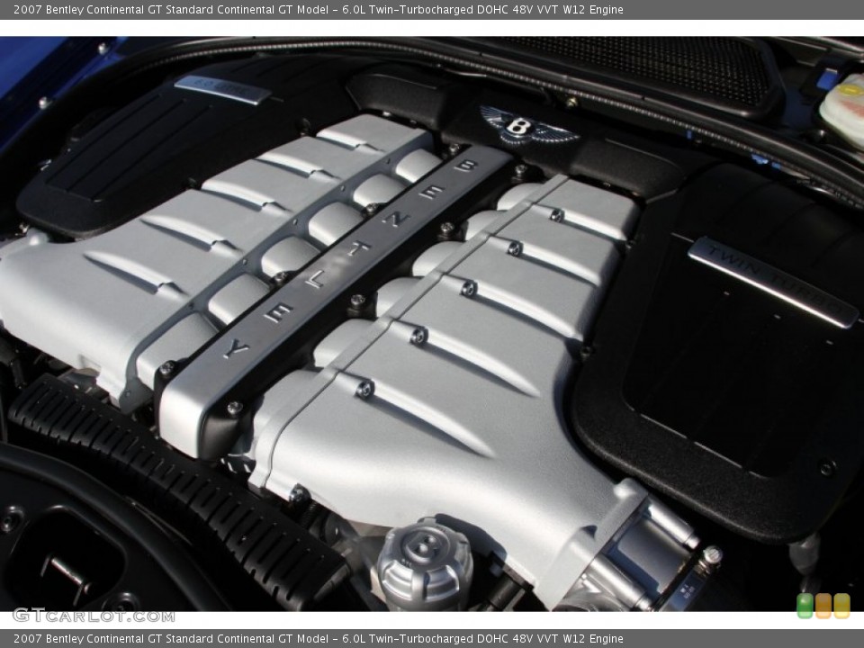 6.0L Twin-Turbocharged DOHC 48V VVT W12 Engine for the 2007 Bentley Continental GT #64604056
