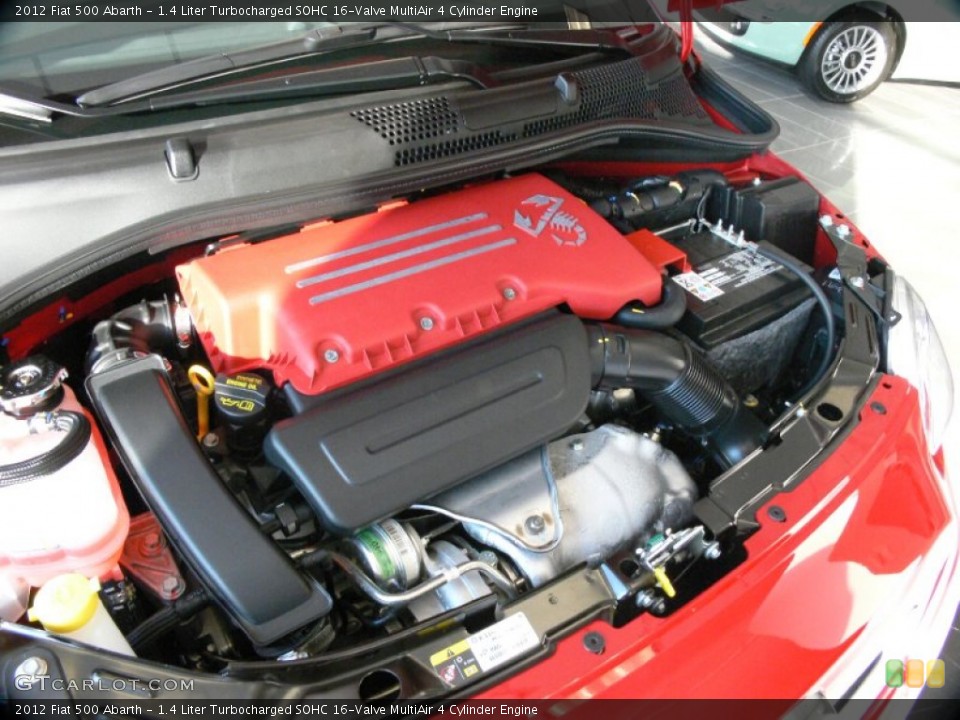 1.4 Liter Turbocharged SOHC 16-Valve MultiAir 4 Cylinder Engine for the 2012 Fiat 500 #64622362