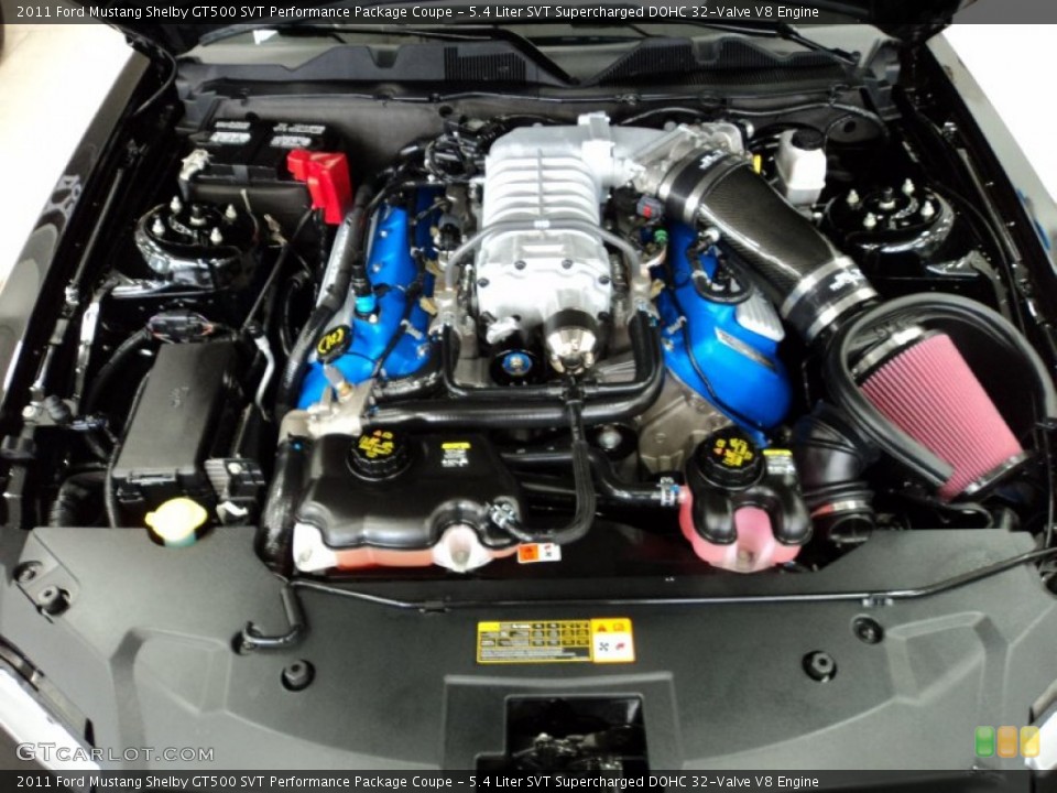 5.4 Liter SVT Supercharged DOHC 32-Valve V8 Engine for the 2011 Ford Mustang #64631170