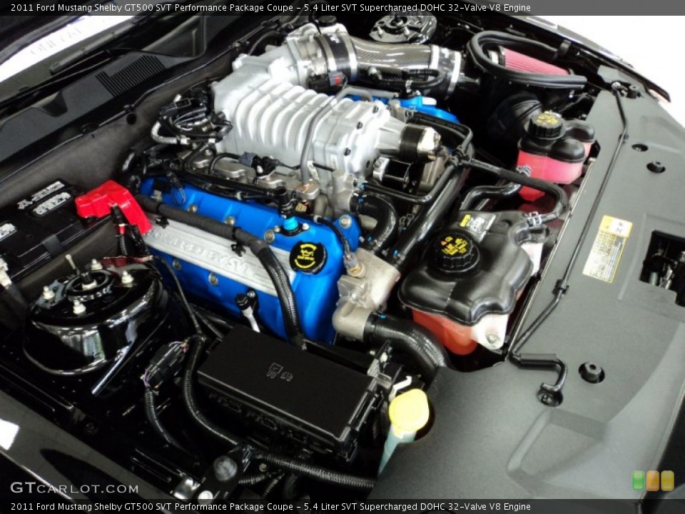 5.4 Liter SVT Supercharged DOHC 32-Valve V8 Engine for the 2011 Ford Mustang #64631185