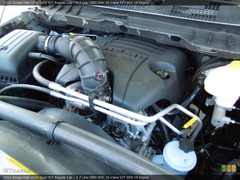 5.7 Liter HEMI OHV 16-Valve VVT MDS V8 Engine for the 2012 Dodge Ram 1500 #64649205