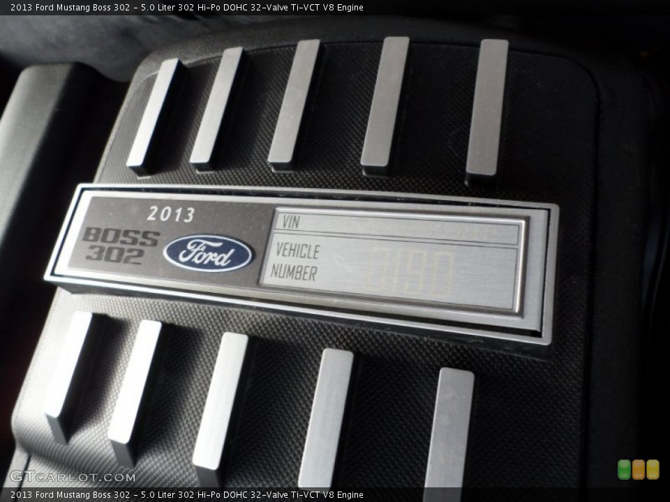 5.0 Liter 302 Hi-Po DOHC 32-Valve Ti-VCT V8 Engine for the 2013 Ford Mustang #64652137