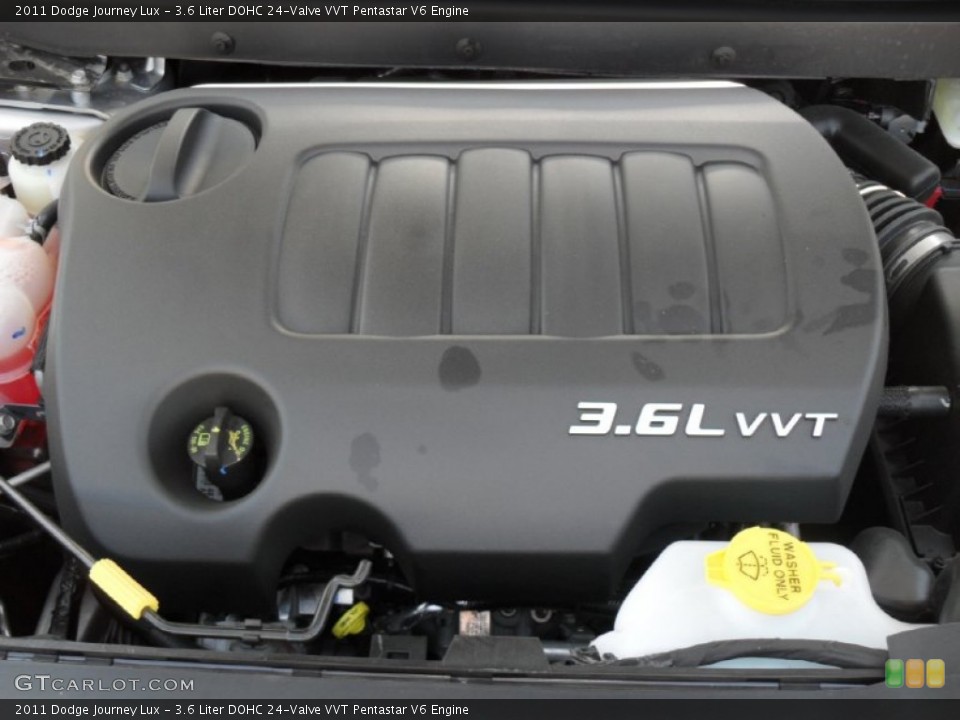 3.6 Liter DOHC 24-Valve VVT Pentastar V6 Engine for the 2011 Dodge Journey #64659421