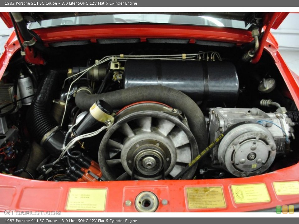 3.0 Liter SOHC 12V Flat 6 Cylinder Engine for the 1983 Porsche 911 #64675028
