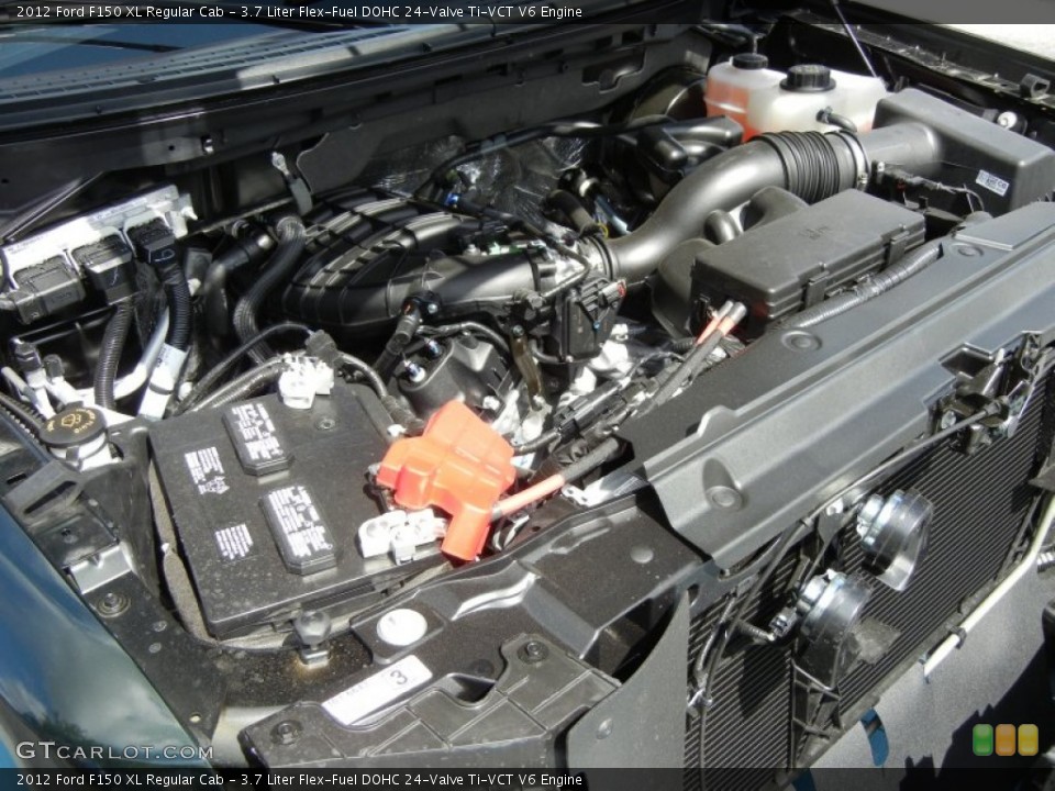 3.7 Liter Flex-Fuel DOHC 24-Valve Ti-VCT V6 Engine for the 2012 Ford F150 #64675673