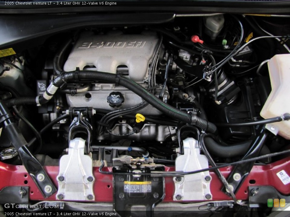 3.4 Liter OHV 12-Valve V6 Engine for the 2005 Chevrolet Venture #64679600