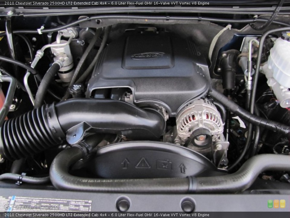 6.0 Liter Flex-Fuel OHV 16-Valve VVT Vortec V8 Engine for the 2010 Chevrolet Silverado 2500HD #64682494