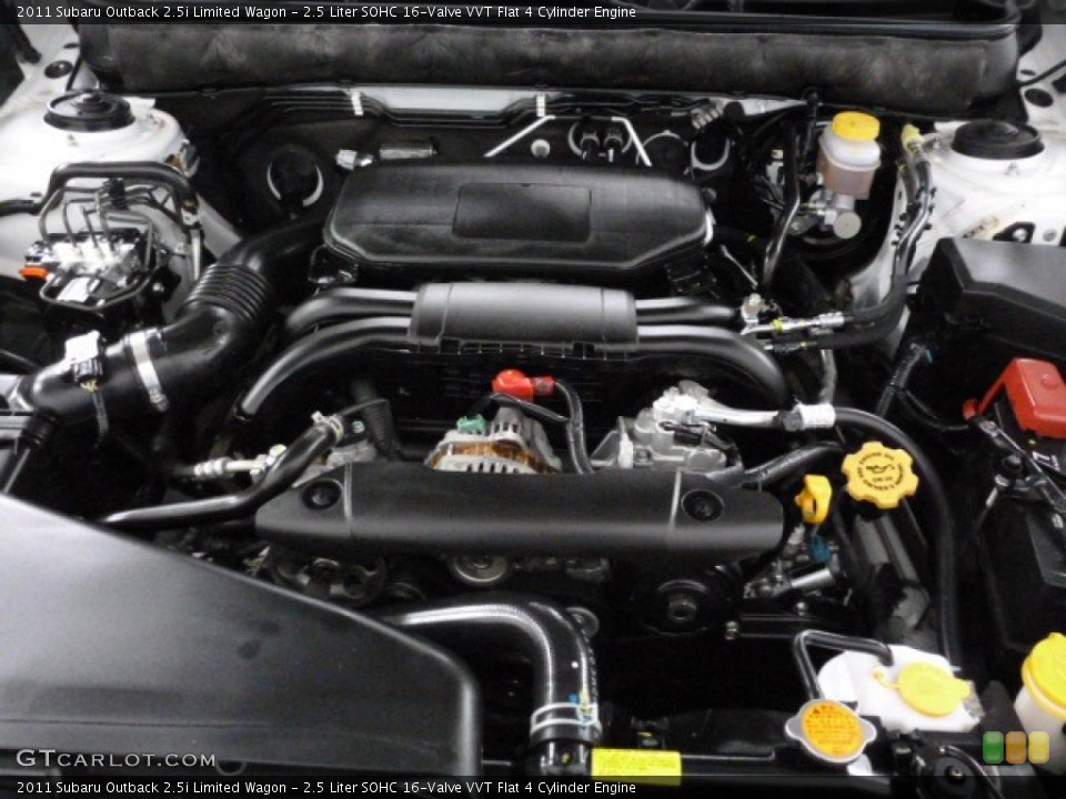2.5 Liter SOHC 16-Valve VVT Flat 4 Cylinder Engine for the 2011 Subaru Outback #64682921