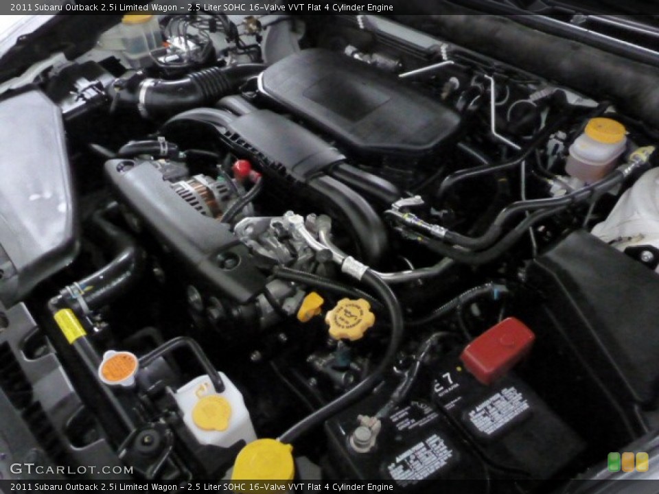 2.5 Liter SOHC 16-Valve VVT Flat 4 Cylinder Engine for the 2011 Subaru Outback #64682930