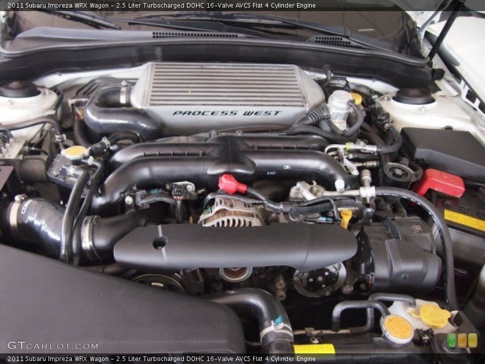 2.5 Liter Turbocharged DOHC 16-Valve AVCS Flat 4 Cylinder Engine for the 2011 Subaru Impreza #64688013