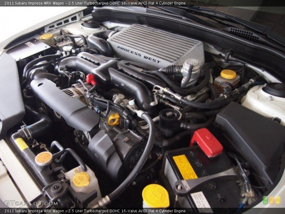 2.5 Liter Turbocharged DOHC 16-Valve AVCS Flat 4 Cylinder Engine for the 2011 Subaru Impreza #64688021