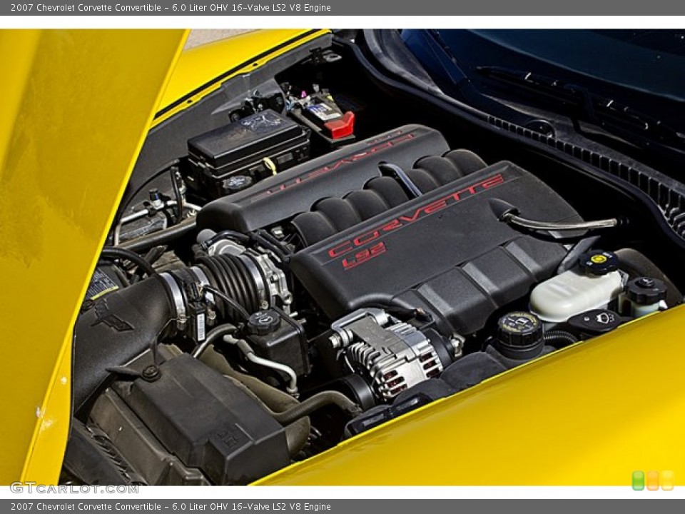 6.0 Liter OHV 16-Valve LS2 V8 Engine for the 2007 Chevrolet Corvette #64688594