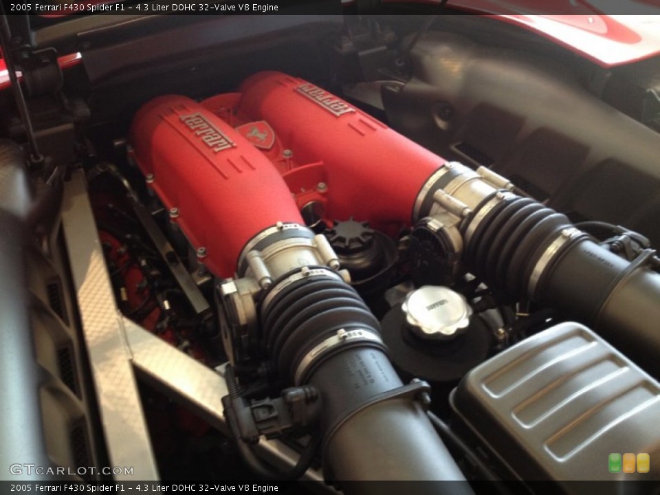 4.3 Liter DOHC 32-Valve V8 Engine for the 2005 Ferrari F430 #64710012