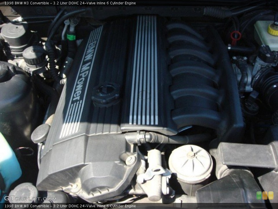 3.2 Liter DOHC 24-Valve Inline 6 Cylinder Engine for the 1998 BMW M3 #64714059