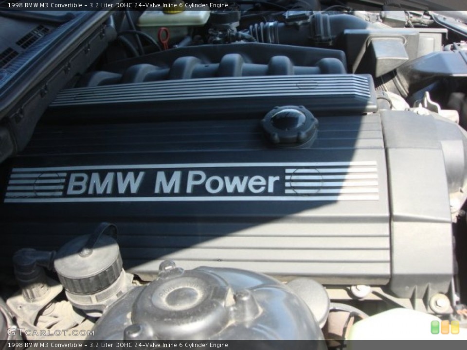 3.2 Liter DOHC 24-Valve Inline 6 Cylinder Engine for the 1998 BMW M3 #64714067