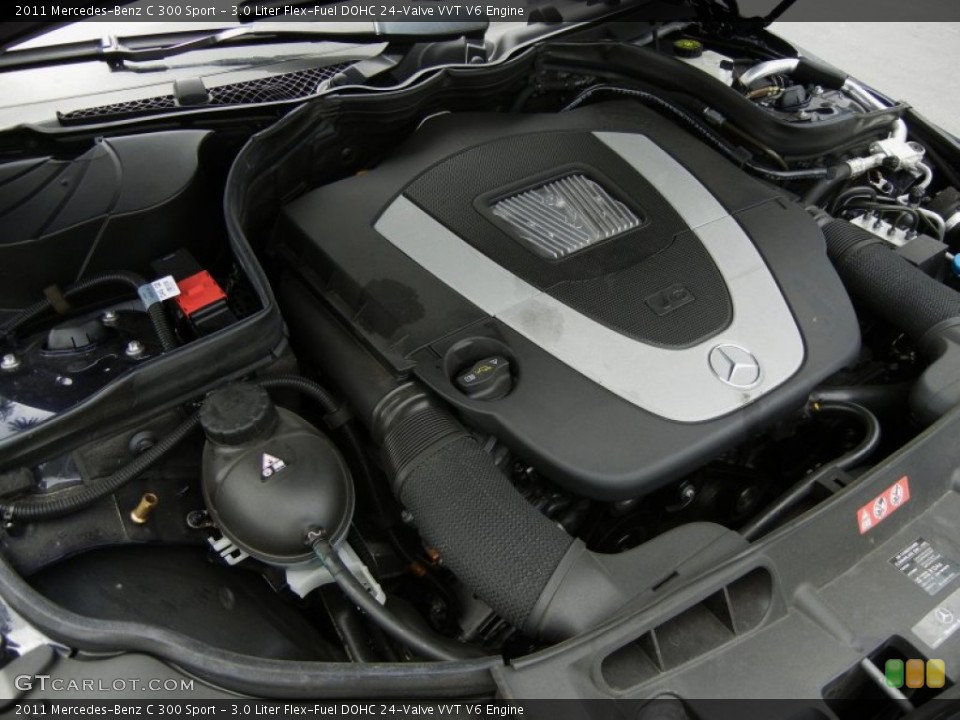 3.0 Liter Flex-Fuel DOHC 24-Valve VVT V6 Engine for the 2011 Mercedes-Benz C #64719850