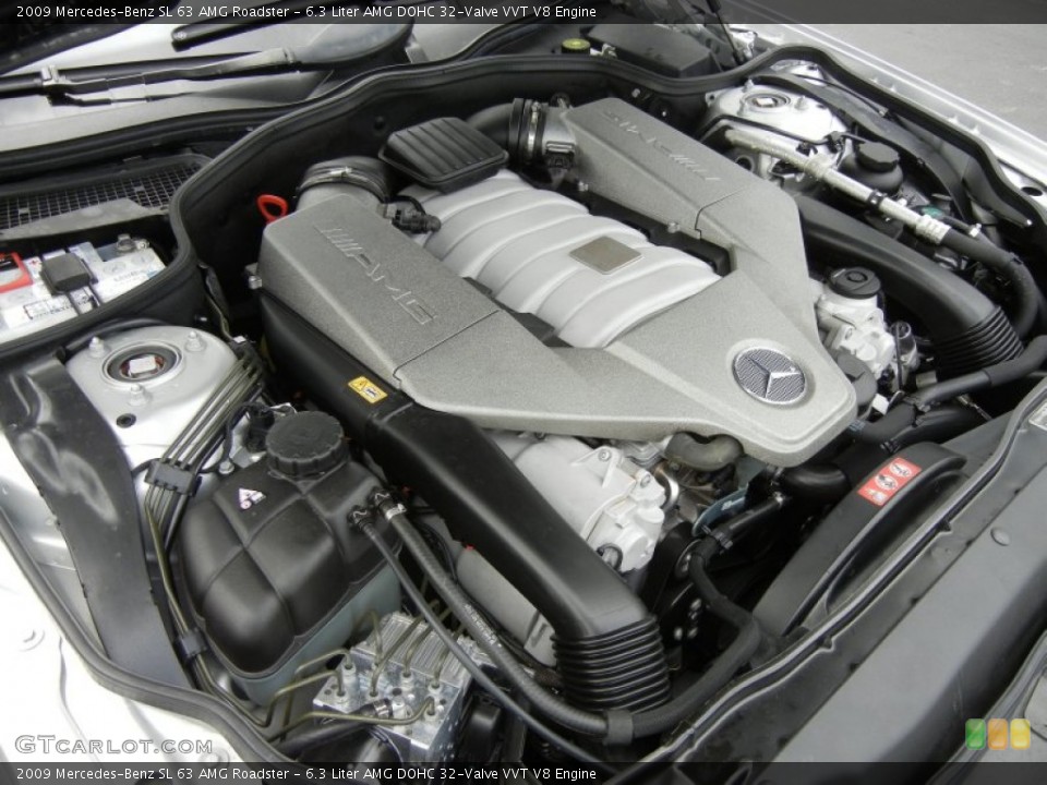 6.3 Liter AMG DOHC 32-Valve VVT V8 Engine for the 2009 Mercedes-Benz SL #64720752