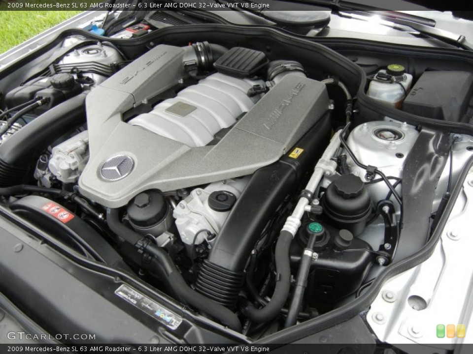 6.3 Liter AMG DOHC 32-Valve VVT V8 Engine for the 2009 Mercedes-Benz SL #64720755