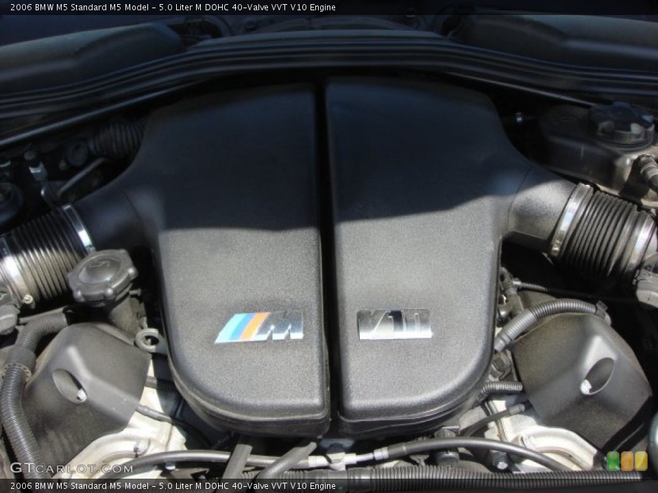 5.0 Liter M DOHC 40-Valve VVT V10 Engine for the 2006 BMW M5 #64727466