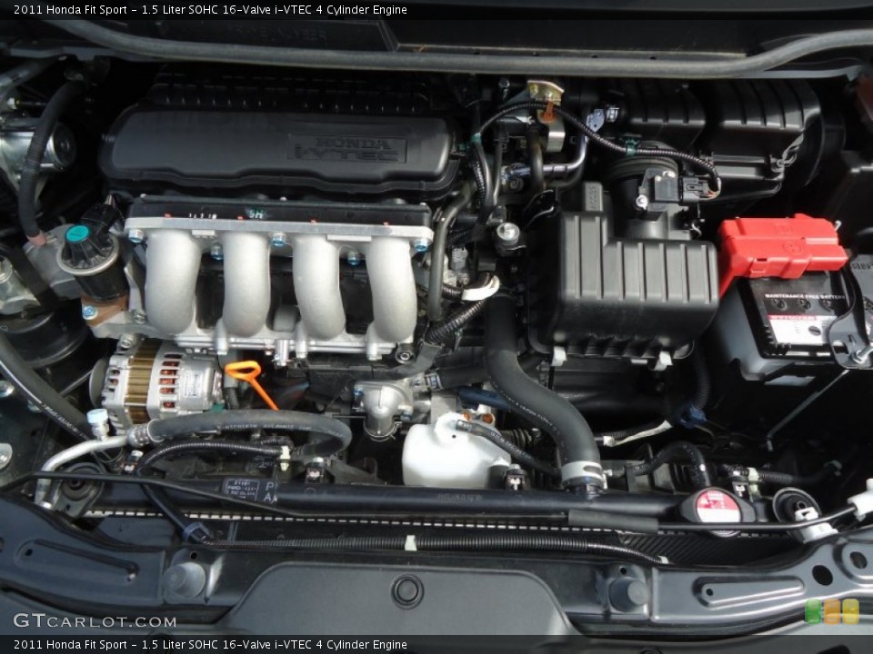 1.5 Liter SOHC 16-Valve i-VTEC 4 Cylinder Engine for the 2011 Honda Fit #64728099