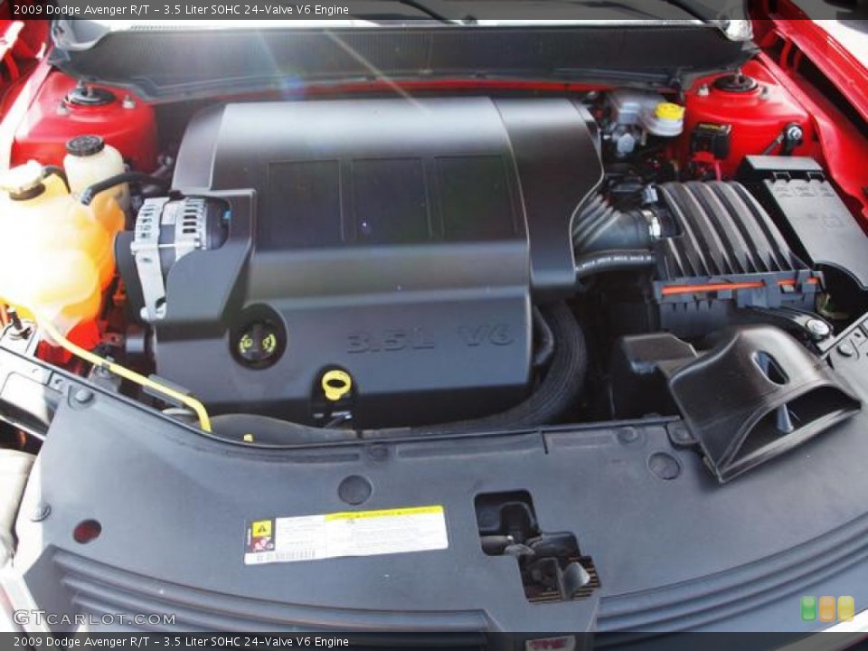 3.5 Liter SOHC 24-Valve V6 2009 Dodge Avenger Engine