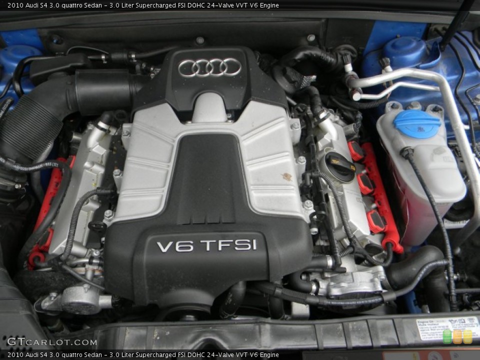 3.0 Liter Supercharged FSI DOHC 24-Valve VVT V6 Engine for the 2010 Audi S4 #64738602