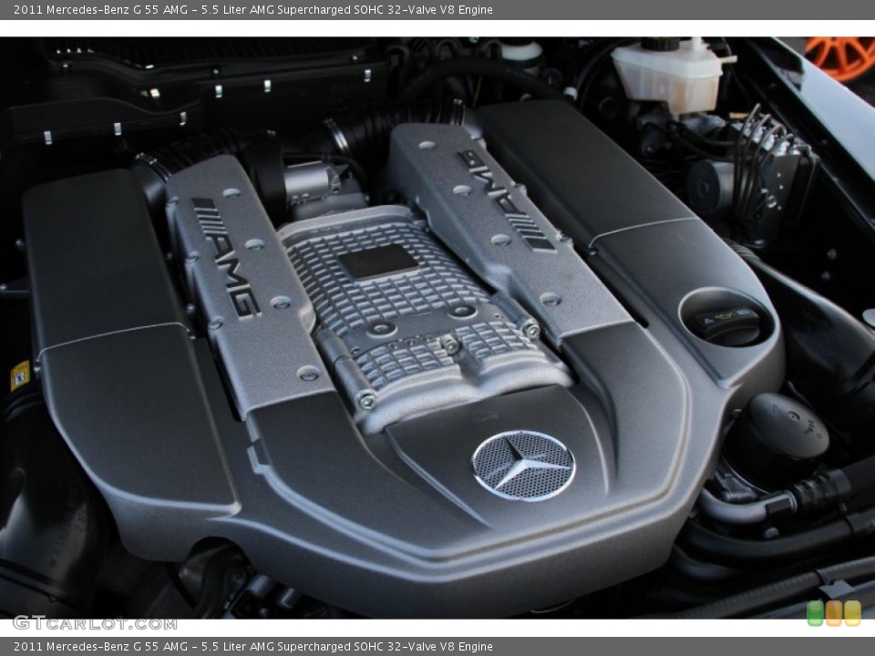 5.5 Liter AMG Supercharged SOHC 32-Valve V8 Engine for the 2011 Mercedes-Benz G #64783362