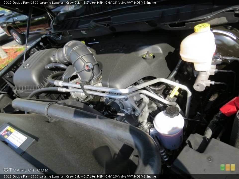 5.7 Liter HEMI OHV 16-Valve VVT MDS V8 Engine for the 2012 Dodge Ram 1500 #64811777