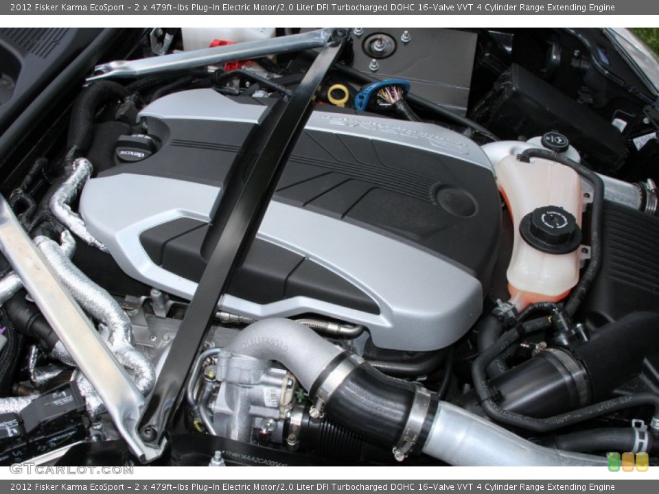2 x 479ft-lbs Plug-In Electric Motor/2.0 Liter DFI Turbocharged DOHC 16-Valve VVT 4 Cylinder Range Extending Engine for the 2012 Fisker Karma #64871591