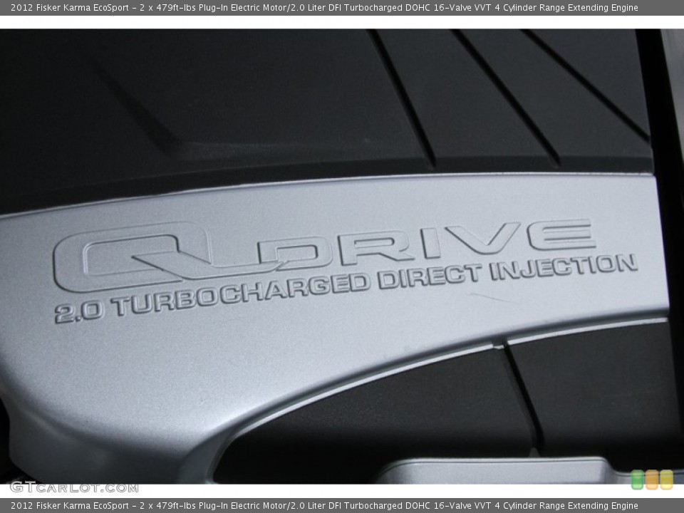 2 x 479ft-lbs Plug-In Electric Motor/2.0 Liter DFI Turbocharged DOHC 16-Valve VVT 4 Cylinder Range Extending Engine for the 2012 Fisker Karma #64871597