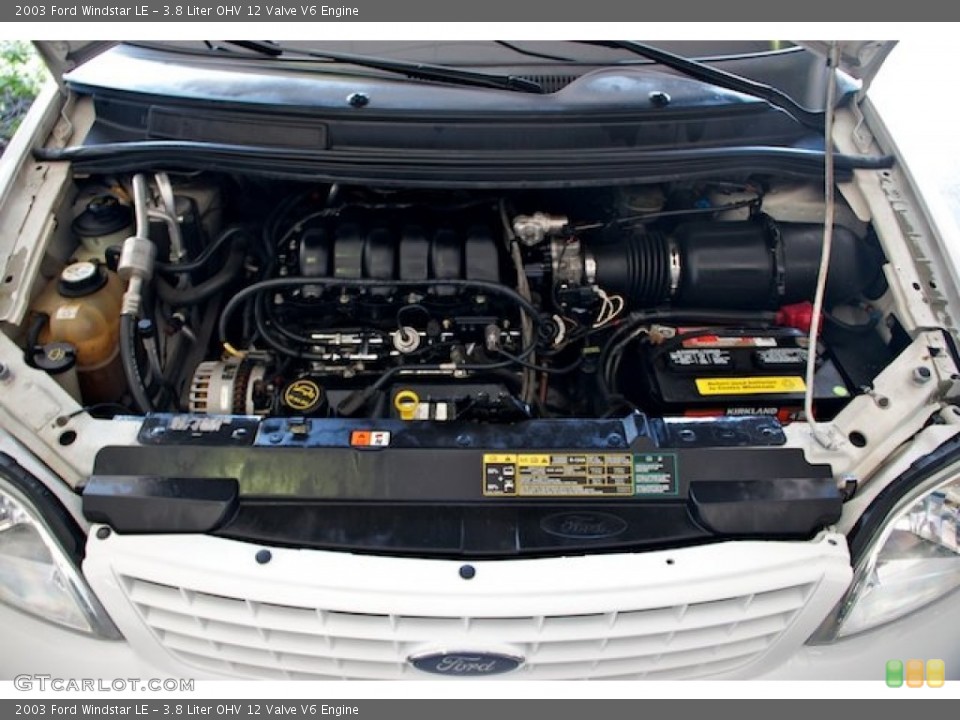 3.8 Liter OHV 12 Valve V6 2003 Ford Windstar Engine