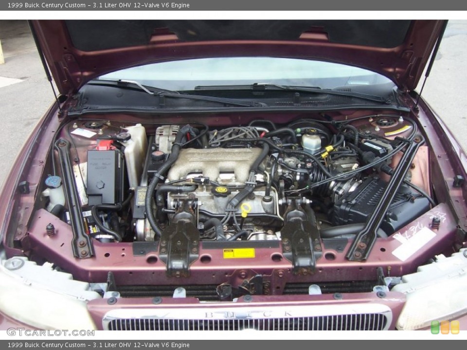 3.1 Liter OHV 12-Valve V6 1999 Buick Century Engine