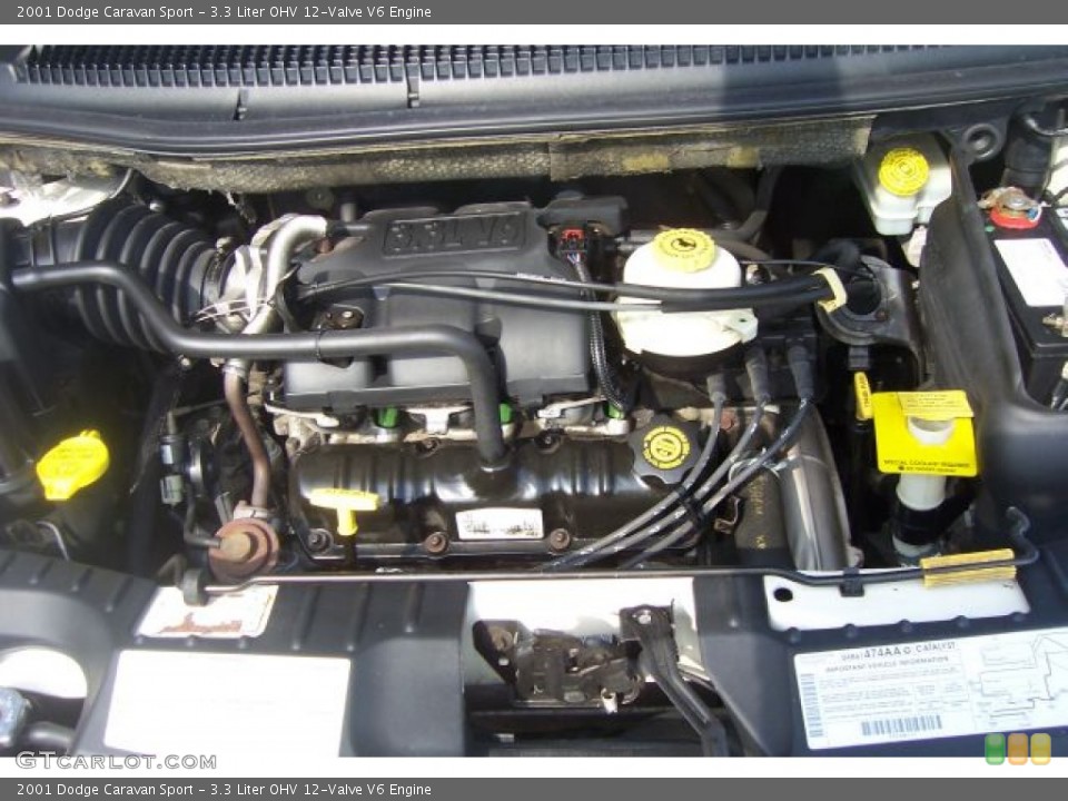 3.3 Liter OHV 12-Valve V6 Engine for the 2001 Dodge Caravan #64930645