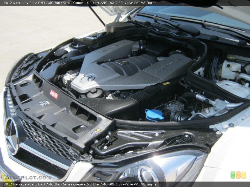 6.3 Liter AMG DOHC 32-Valve VVT V8 Engine for the 2012 Mercedes-Benz C #64933951