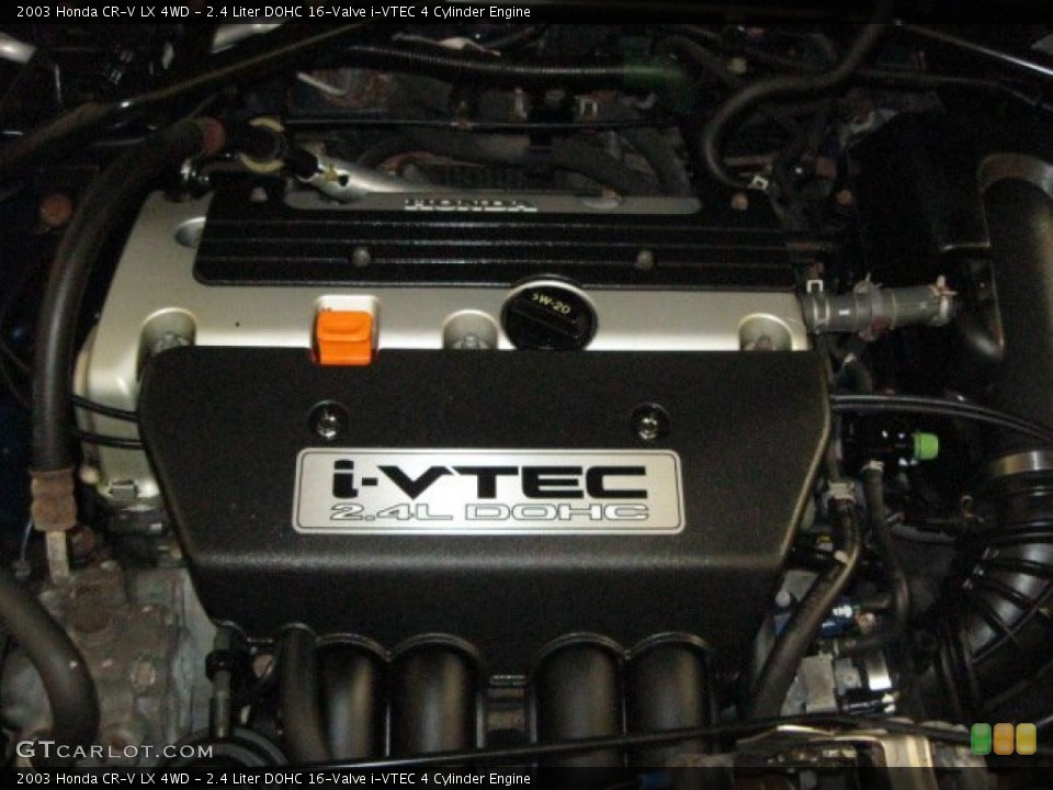 2.4 Liter DOHC 16-Valve i-VTEC 4 Cylinder Engine for the 2003 Honda CR-V #64935073