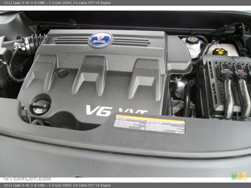 3.0 Liter DOHC 24-Valve VVT V6 Engine for the 2011 Saab 9-4X #64947091