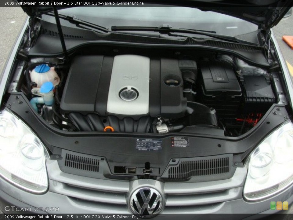 2.5 Liter DOHC 20-Valve 5 Cylinder Engine for the 2009 Volkswagen Rabbit #64958737
