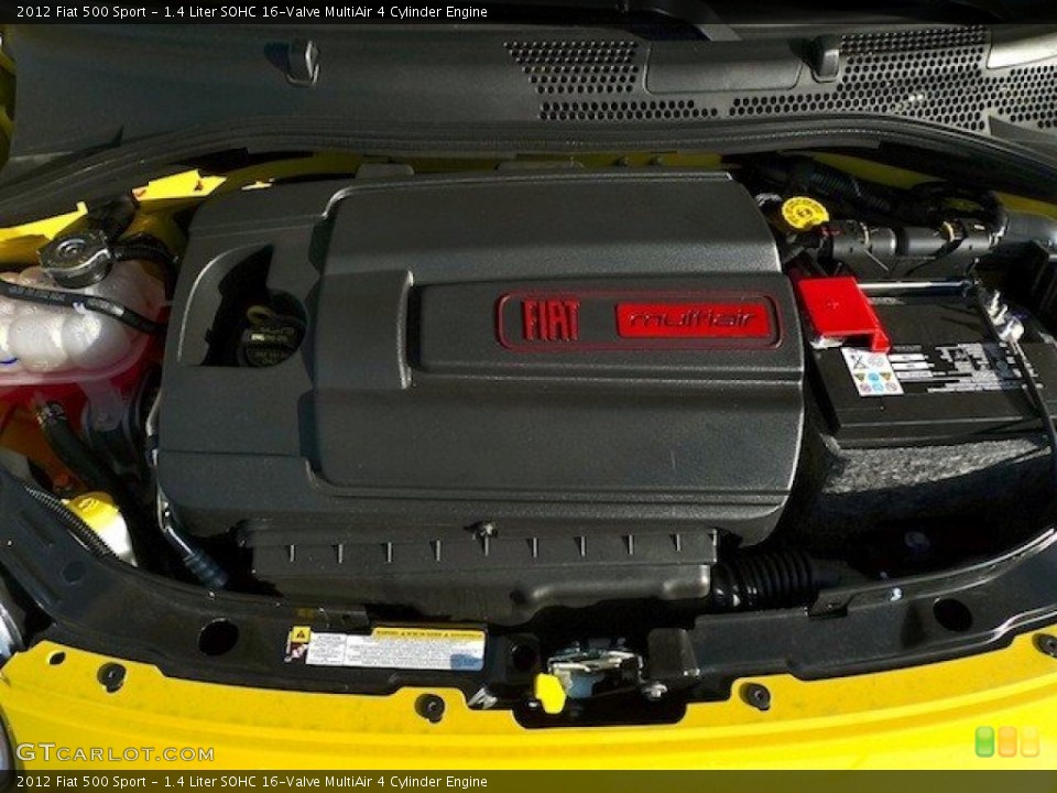 1.4 Liter SOHC 16-Valve MultiAir 4 Cylinder Engine for the 2012 Fiat 500 #64965576