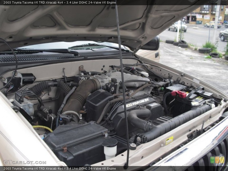 3.4 Liter DOHC 24-Valve V6 Engine for the 2003 Toyota Tacoma #64967368
