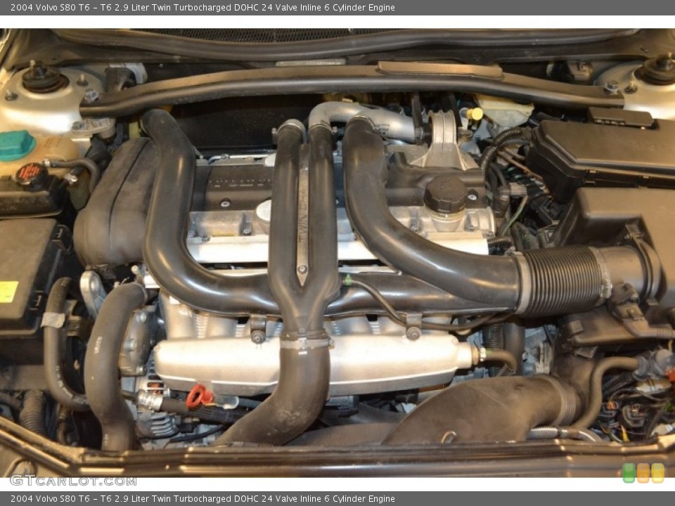 T6 2.9 Liter Twin Turbocharged DOHC 24 Valve Inline 6 Cylinder Engine for the 2004 Volvo S80 #64968013