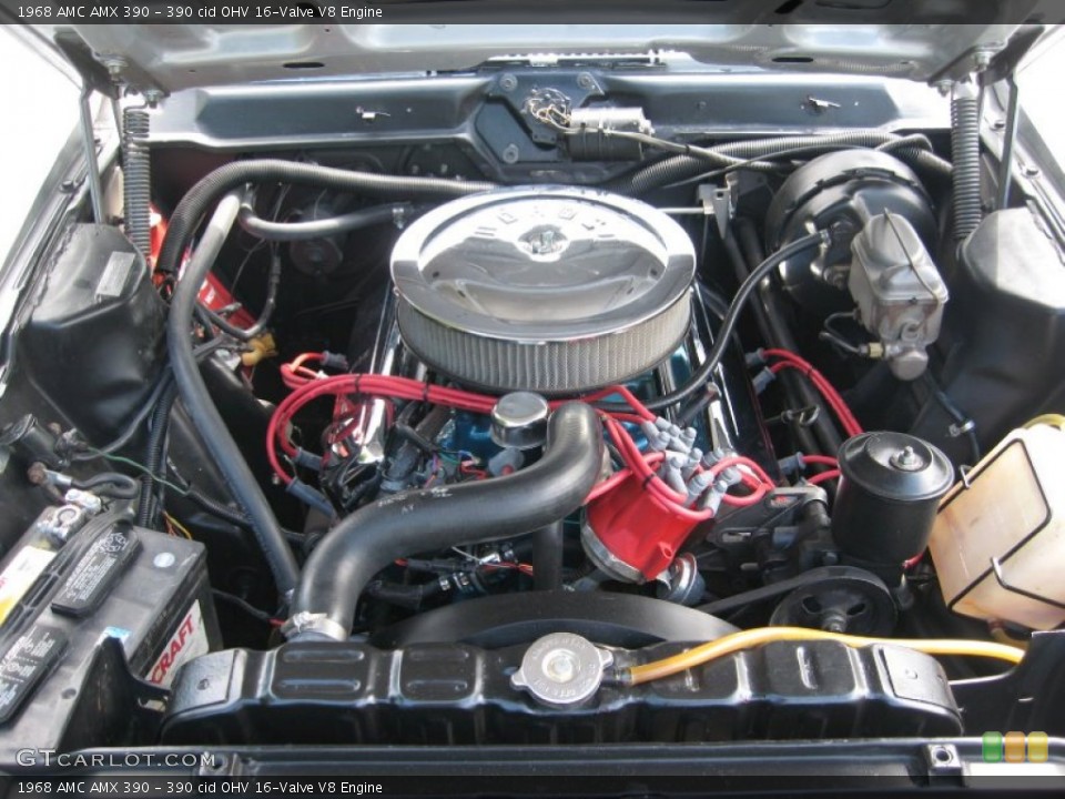 390 cid OHV 16-Valve V8 Engine for the 1968 AMC AMX #64970644
