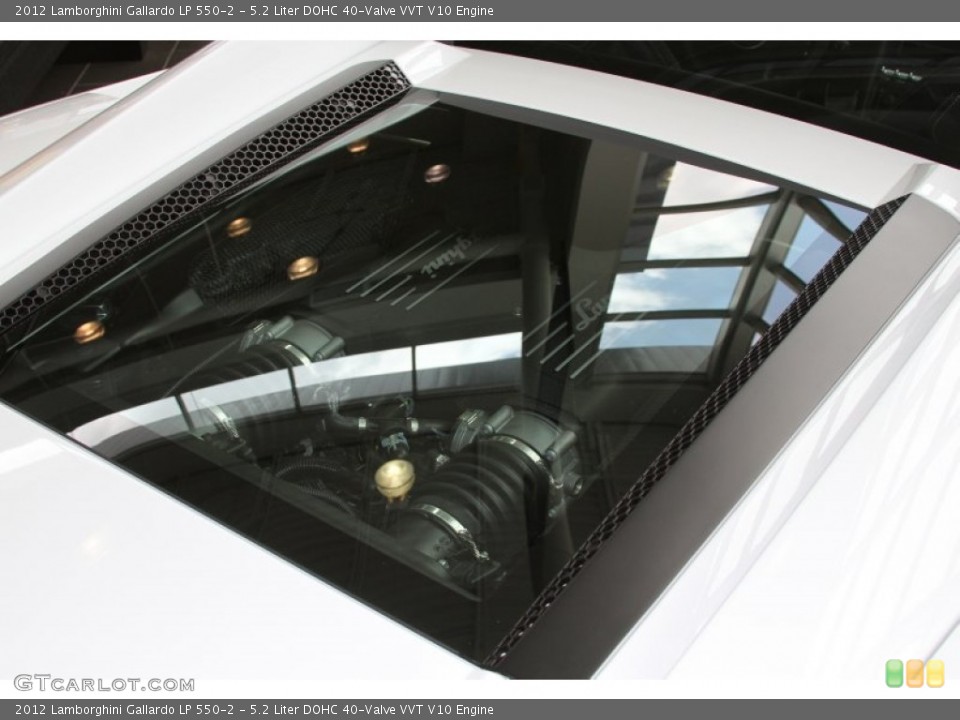 5.2 Liter DOHC 40-Valve VVT V10 2012 Lamborghini Gallardo Engine
