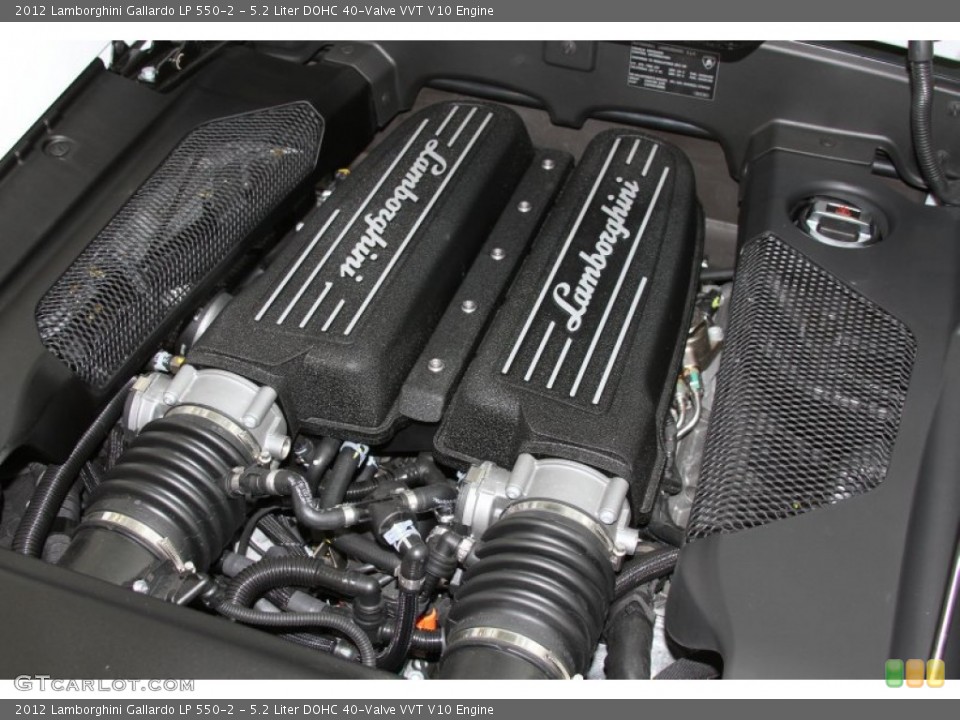 5.2 Liter DOHC 40-Valve VVT V10 Engine for the 2012 Lamborghini Gallardo #64974370