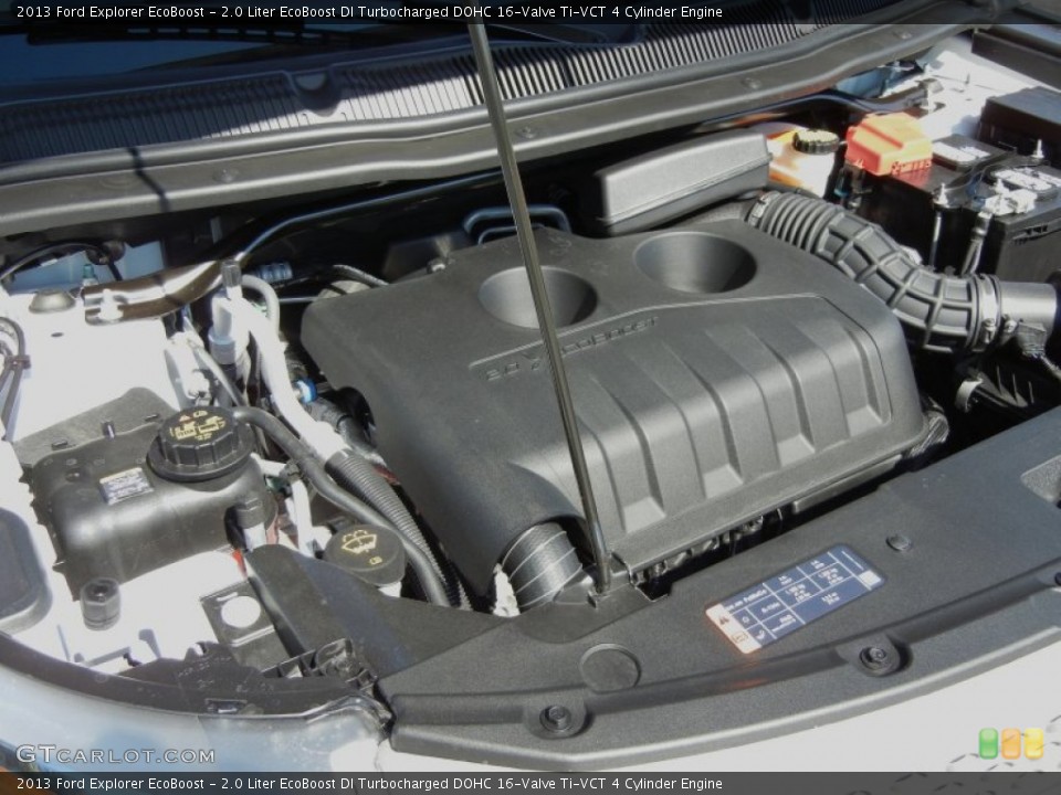 2.0 Liter EcoBoost DI Turbocharged DOHC 16-Valve Ti-VCT 4 Cylinder Engine for the 2013 Ford Explorer #64993640