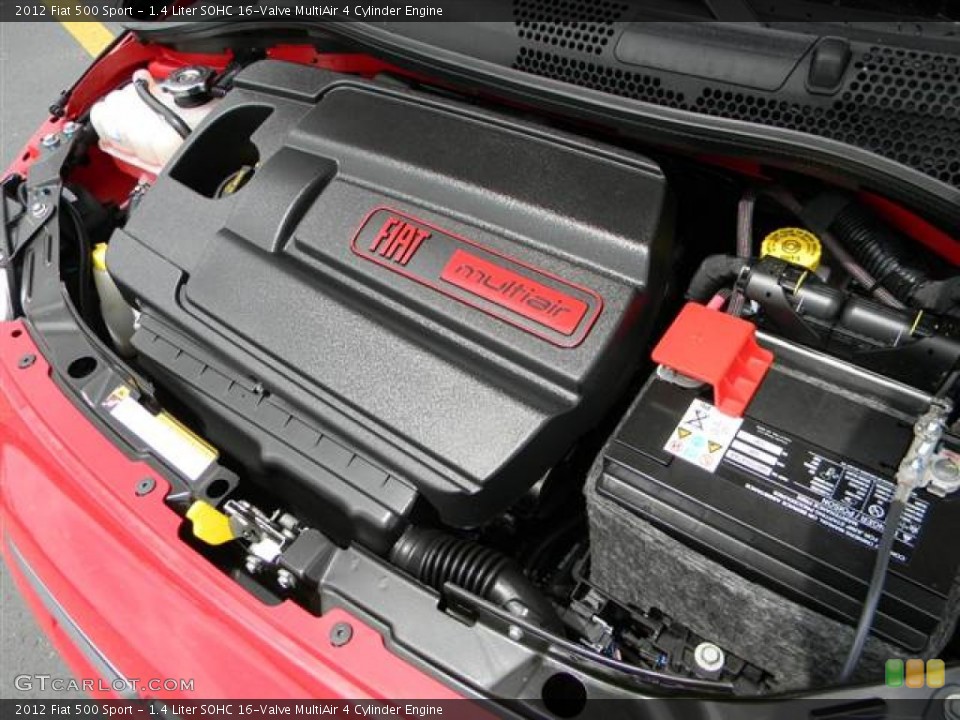 1.4 Liter SOHC 16-Valve MultiAir 4 Cylinder Engine for the 2012 Fiat 500 #64998264